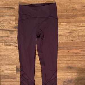 lululemon athletica Burgundy Leggings